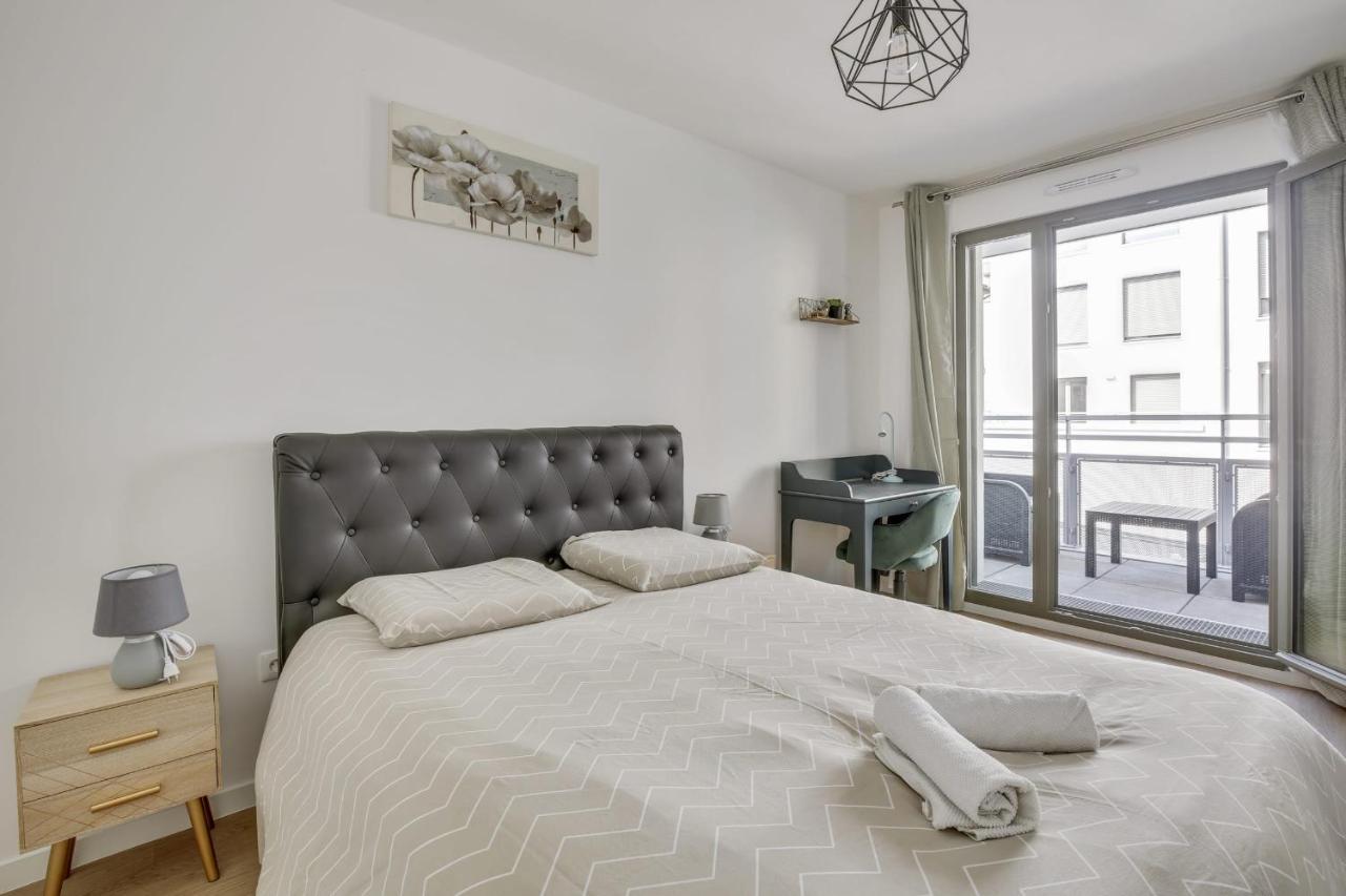 Superbe Appartement Avec Balcon Et Parking Proche Paris Saint-Denis  Bagian luar foto
