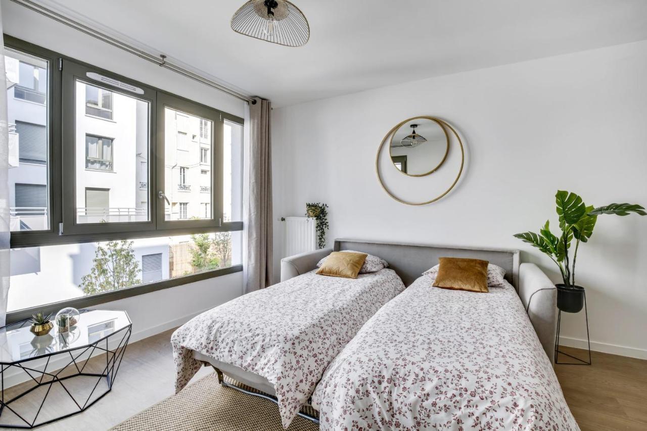 Superbe Appartement Avec Balcon Et Parking Proche Paris Saint-Denis  Bagian luar foto